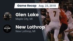 Recap: Glen Lake   vs. New Lothrop  2018