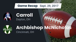 Recap: Carroll  vs. Archbishop McNicholas  2017