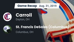 Recap: Carroll  vs. St. Francis DeSales  (Columbus) 2019
