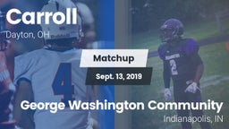 Matchup: Carroll High vs. George Washington Community  2019