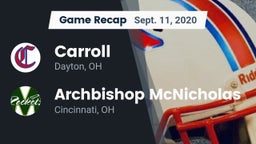 Recap: Carroll  vs. Archbishop McNicholas  2020