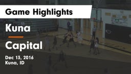 Kuna  vs Capital  Game Highlights - Dec 13, 2016