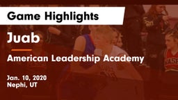 Juab  vs American Leadership Academy  Game Highlights - Jan. 10, 2020