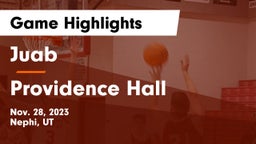 Juab  vs Providence Hall  Game Highlights - Nov. 28, 2023