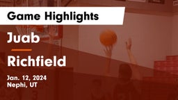 Juab  vs Richfield  Game Highlights - Jan. 12, 2024