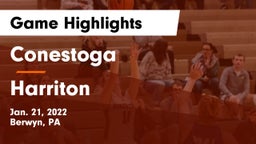 Conestoga  vs Harriton  Game Highlights - Jan. 21, 2022