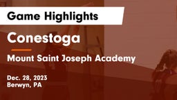 Conestoga  vs Mount Saint Joseph Academy Game Highlights - Dec. 28, 2023