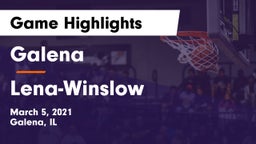 Galena  vs Lena-Winslow  Game Highlights - March 5, 2021