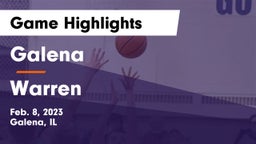 Galena  vs Warren Game Highlights - Feb. 8, 2023