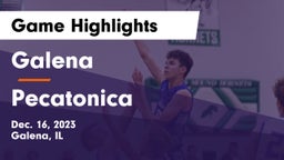 Galena  vs Pecatonica  Game Highlights - Dec. 16, 2023