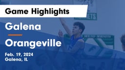 Galena  vs Orangeville  Game Highlights - Feb. 19, 2024