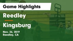 Reedley  vs Kingsburg  Game Highlights - Nov. 26, 2019