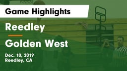 Reedley  vs Golden West  Game Highlights - Dec. 10, 2019