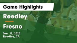Reedley  vs Fresno  Game Highlights - Jan. 15, 2020