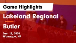 Lakeland Regional  vs Butler  Game Highlights - Jan. 18, 2020