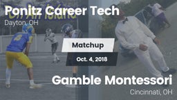 Matchup: Ponitz Career Tech vs. Gamble Montessori  2018