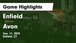 Enfield  vs Avon  Game Highlights - Jan. 11, 2022