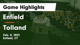 Enfield  vs Tolland  Game Highlights - Feb. 8, 2022