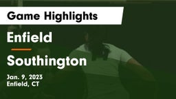 Enfield  vs Southington  Game Highlights - Jan. 9, 2023