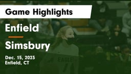 Enfield  vs Simsbury  Game Highlights - Dec. 15, 2023