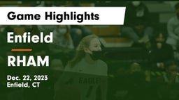 Enfield  vs RHAM Game Highlights - Dec. 22, 2023