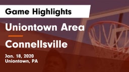 Uniontown Area  vs Connellsville  Game Highlights - Jan. 18, 2020