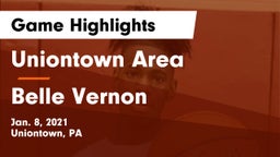 Uniontown Area  vs Belle Vernon  Game Highlights - Jan. 8, 2021