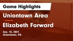 Uniontown Area  vs Elizabeth Forward  Game Highlights - Jan. 15, 2021
