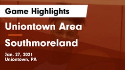 Uniontown Area  vs Southmoreland  Game Highlights - Jan. 27, 2021