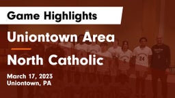 Uniontown Area  vs North Catholic Game Highlights - March 17, 2023
