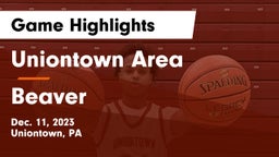 Uniontown Area  vs Beaver  Game Highlights - Dec. 11, 2023