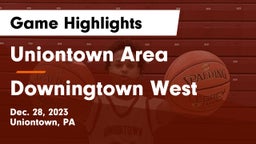 Uniontown Area  vs Downingtown West  Game Highlights - Dec. 28, 2023