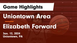 Uniontown Area  vs Elizabeth Forward  Game Highlights - Jan. 12, 2024