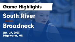 South River  vs Broadneck  Game Highlights - Jan. 27, 2023