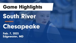 South River  vs Chesapeake  Game Highlights - Feb. 7, 2023