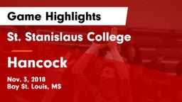 St. Stanislaus College vs Hancock  Game Highlights - Nov. 3, 2018