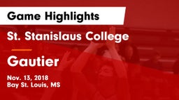 St. Stanislaus College vs Gautier  Game Highlights - Nov. 13, 2018