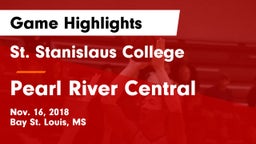 St. Stanislaus College vs Pearl River Central  Game Highlights - Nov. 16, 2018