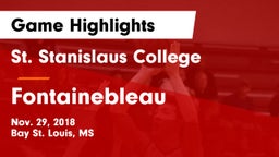 St. Stanislaus College vs Fontainebleau  Game Highlights - Nov. 29, 2018