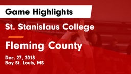 St. Stanislaus College vs Fleming County Game Highlights - Dec. 27, 2018
