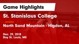 St. Stanislaus College vs North Sand Mountain - Higdon, AL Game Highlights - Dec. 29, 2018
