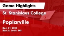 St. Stanislaus College vs Poplarville  Game Highlights - Dec. 21, 2019