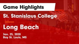 St. Stanislaus College vs Long Beach  Game Highlights - Jan. 25, 2020