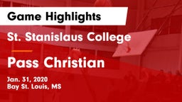 St. Stanislaus College vs Pass Christian  Game Highlights - Jan. 31, 2020