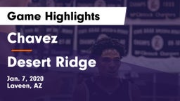 Chavez  vs Desert Ridge  Game Highlights - Jan. 7, 2020