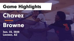 Chavez  vs Browne  Game Highlights - Jan. 23, 2020