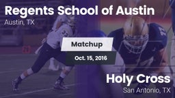 Matchup: Regents School vs. Holy Cross  2016