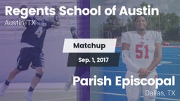 Matchup: Regents School vs. Parish Episcopal  2017