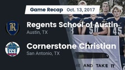 Recap: Regents School of Austin vs. Cornerstone Christian  2017