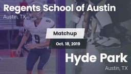 Matchup: Regents School vs. Hyde Park 2019